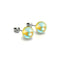 Coup de soleil | Argent sterling .925 | Boucles d'Oreilles Verre Galaxie